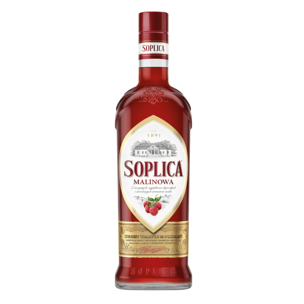Likier Soplica Malinowa 28% 500 ml