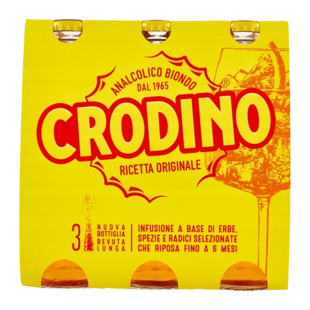 Aperitif Crodino Non-Alcoholic0,0% 3x 175 ml
