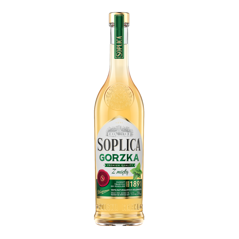 Wódka Soplica Gorzka z miętą 28% 500 ml